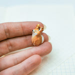 Shiba with a star pendant