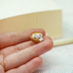 Sleeping fox with a star pendant