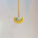 Sloth on the Moon pendant