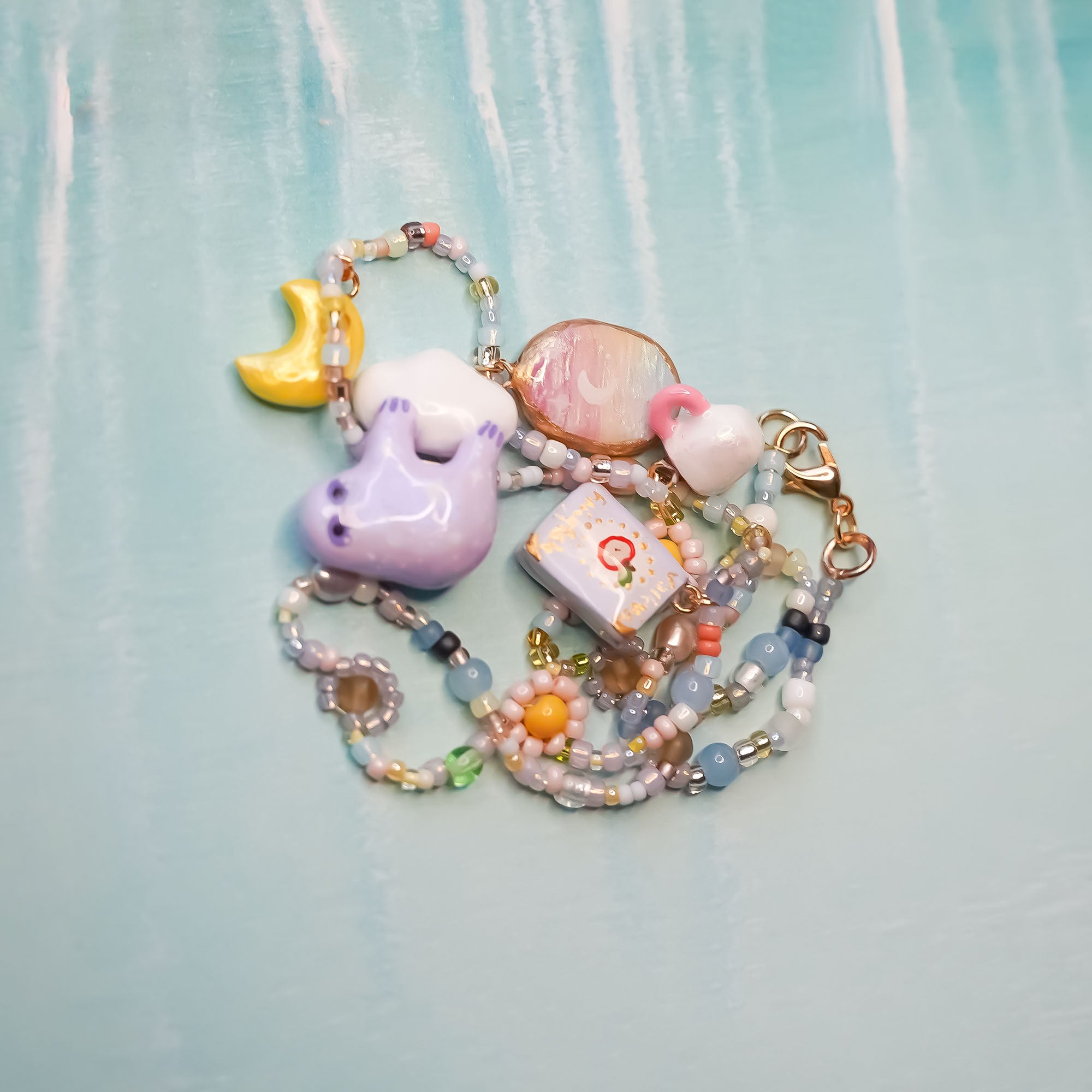 Sloth - necklace with charms