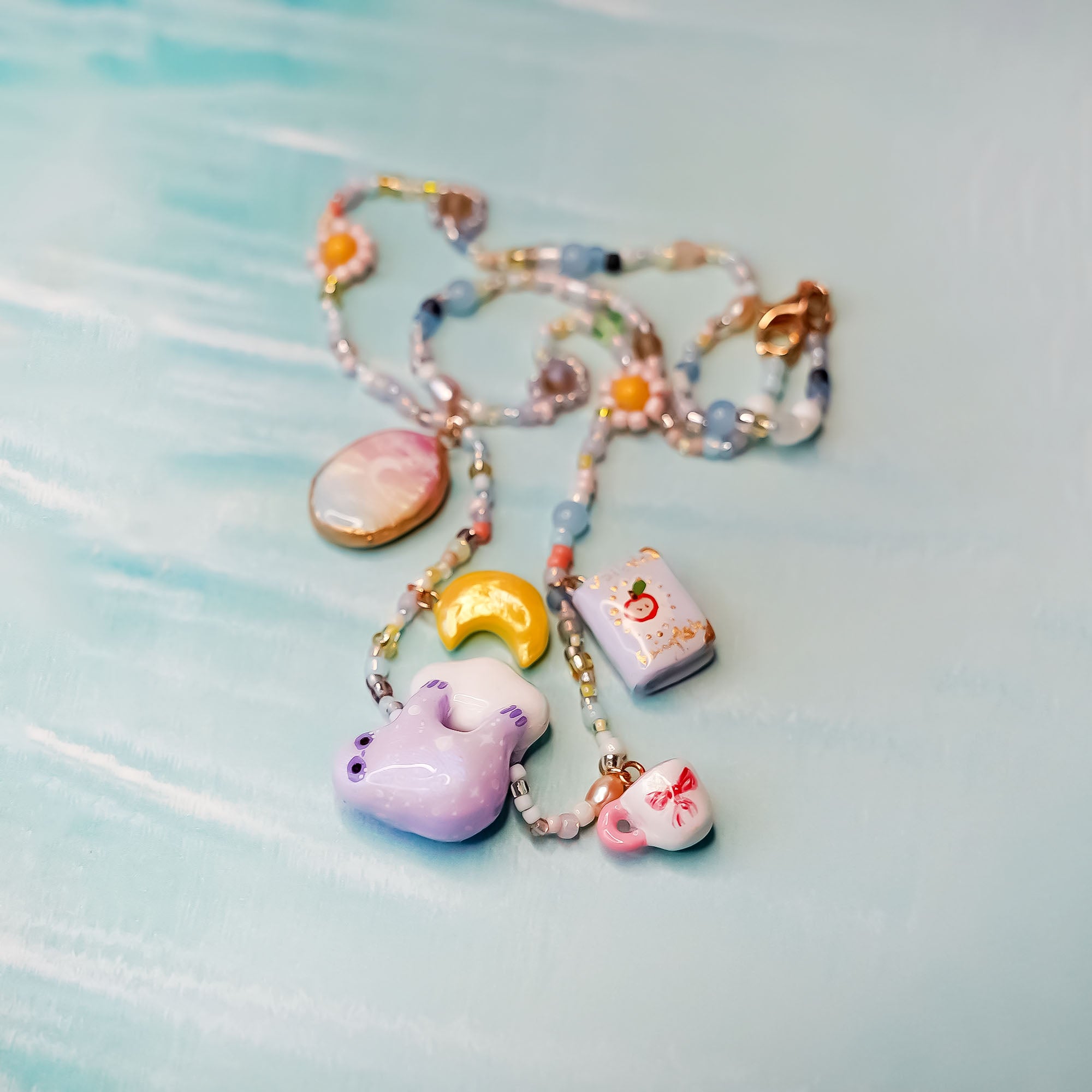 Sloth - necklace with charms