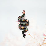 Snake with flowers