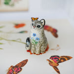 Snow Leopard in the meadow