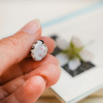 Snow Leopard with a Moon Stone mint pendant