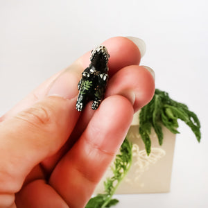Spinosaurus fossil pendant