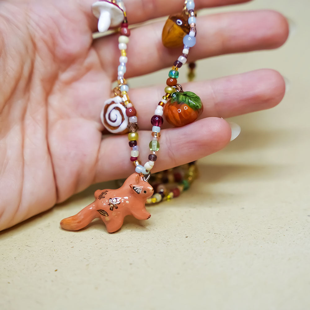 Squirrel necklace