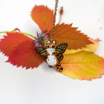 Tiger with butterfly wings pendant