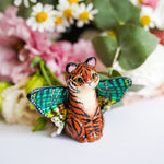 Tigerfly with green butterfly wings