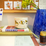 Porcelain cup with tigers