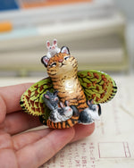 Tigerfly witch Bunnies figurine