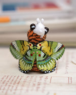 Tigerfly witch Bunnies figurine