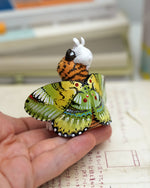 Tigerfly witch Bunnies figurine
