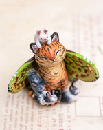 Tigerfly witch Bunnies figurine