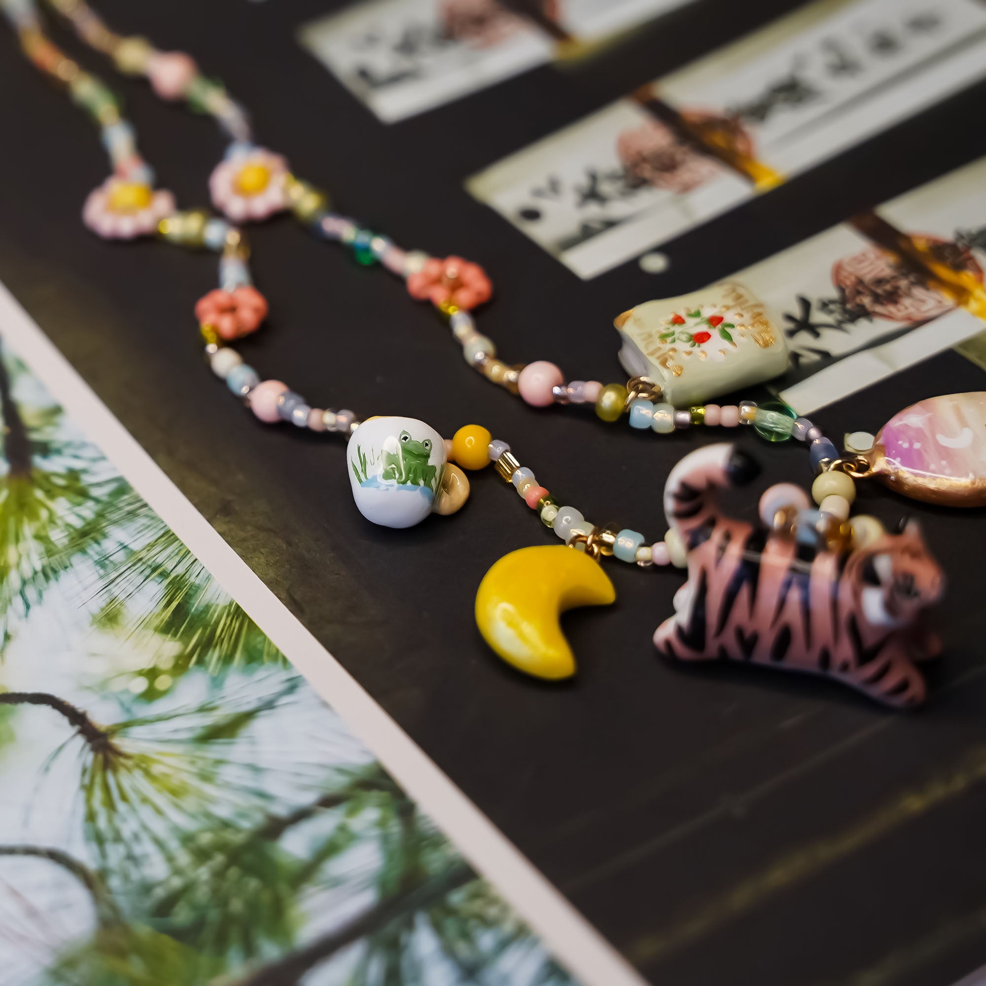 Tiger - necklace with charms