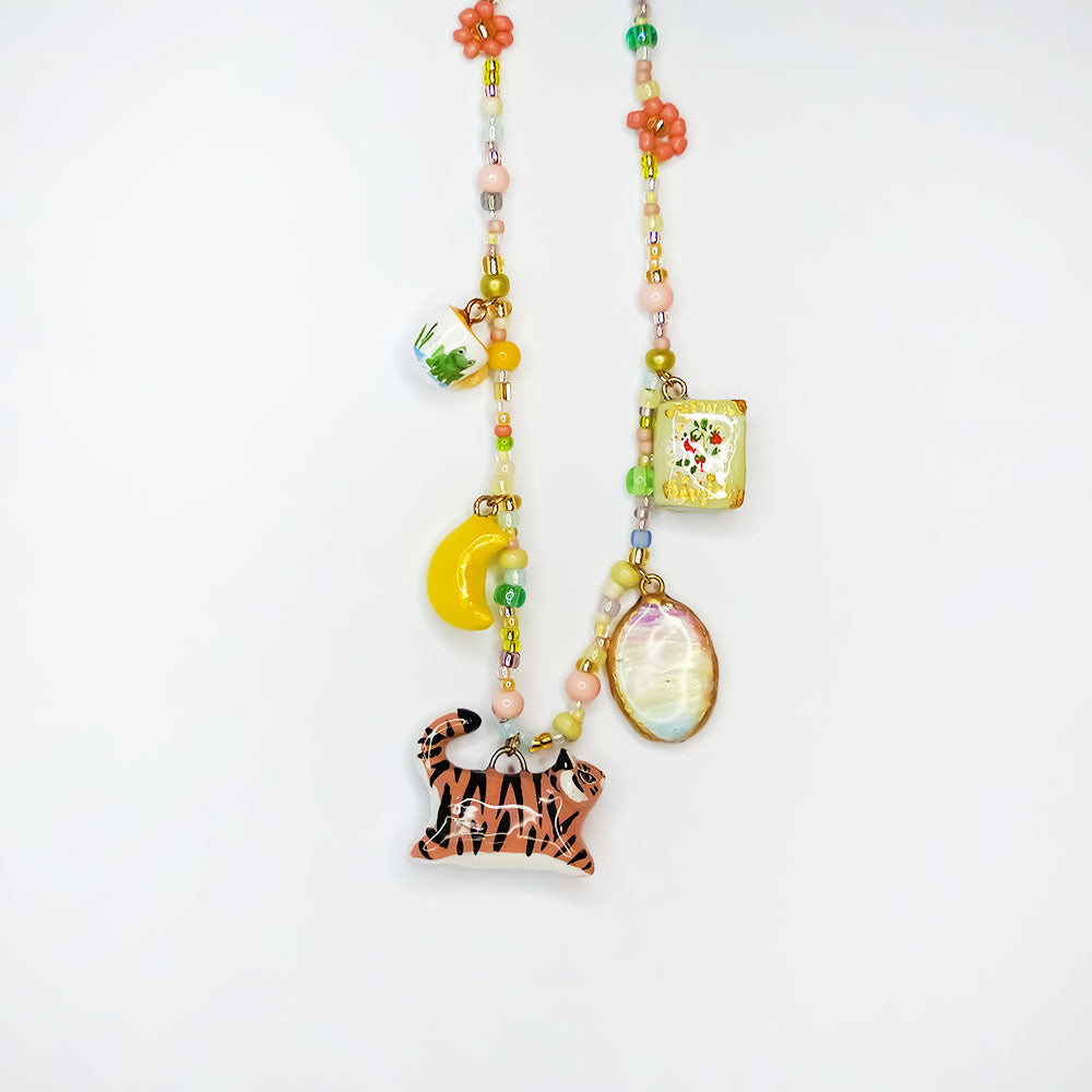 Tiger - necklace with charms