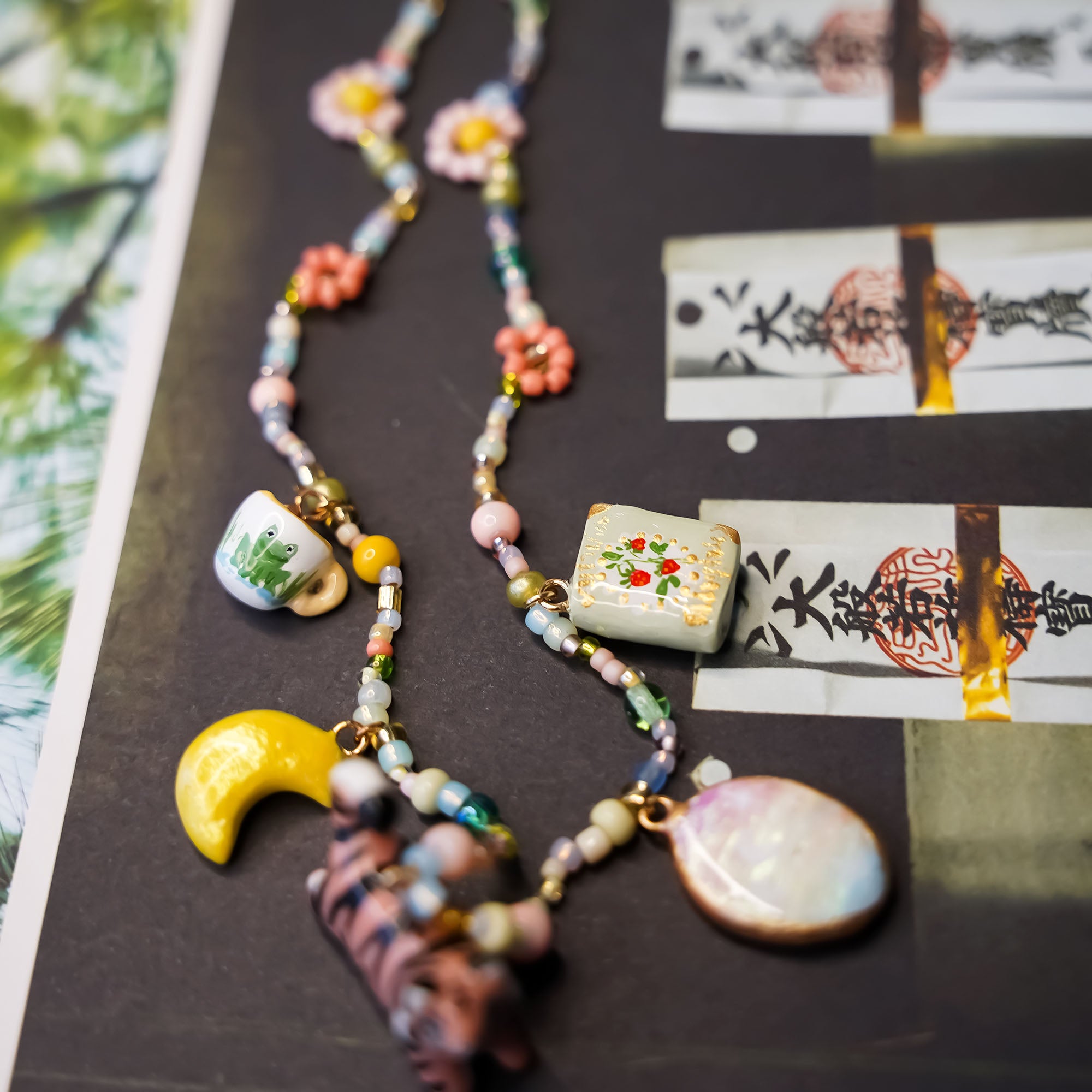 Tiger - necklace with charms