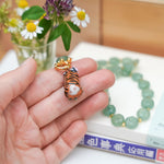 Sakura tiger pendant
