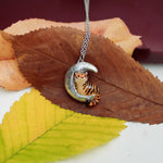 Tiger on the Moon pendant