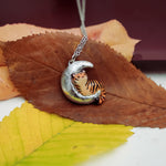 Tiger on the Moon pendant