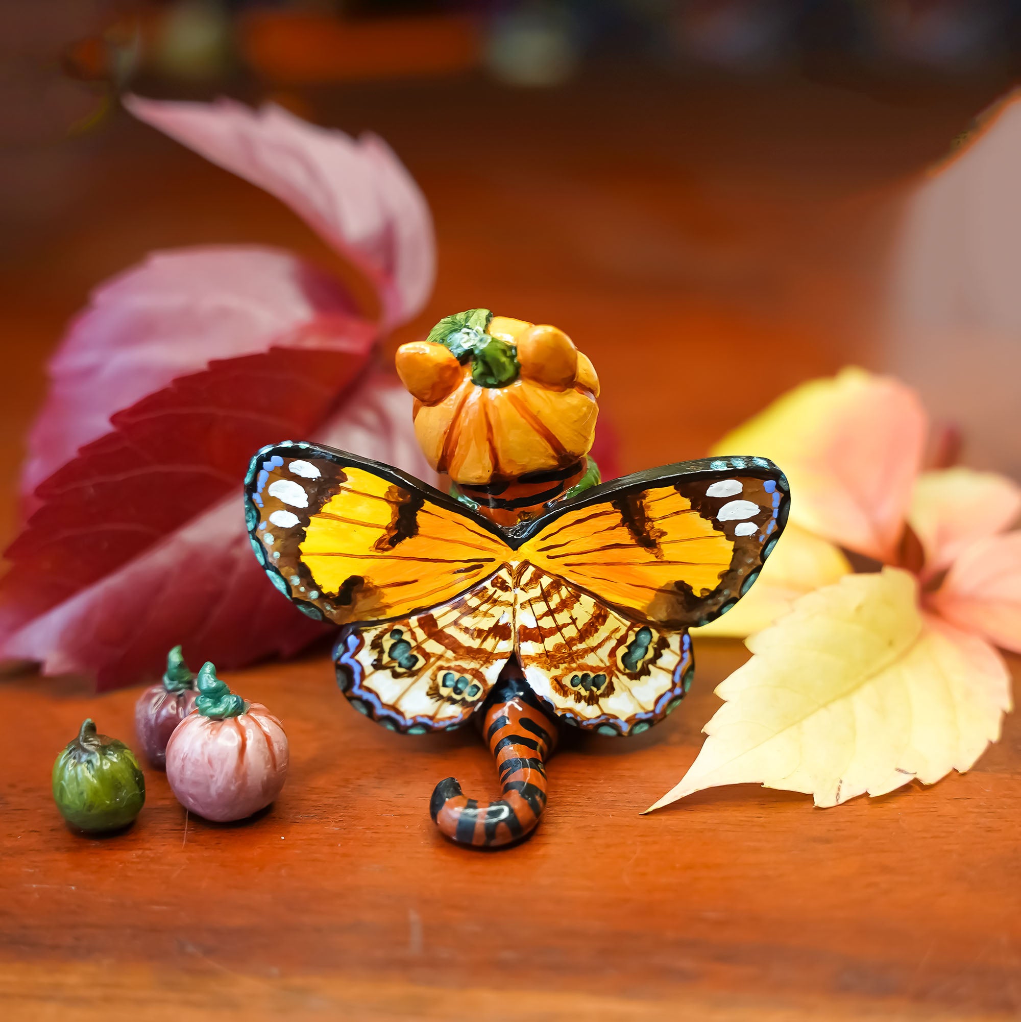 Tiger with butterfly wings - Pumpkin Lover