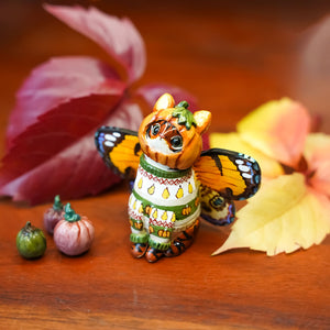 Tiger with butterfly wings - Pumpkin Lover