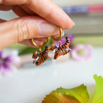 Tigers with stars earrings