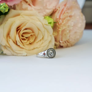 Sterling Silver Tiger signet