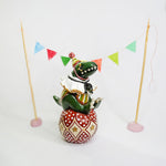 T-rex Clown on a ball