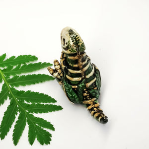 T-rex fossil figurine