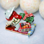 Triceratops the Christmas deliverer