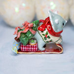 Triceratops the Christmas deliverer