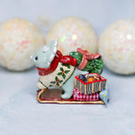 Triceratops the Christmas deliverer