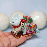 Triceratops the Christmas deliverer