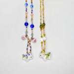 Triceratops with corn flowers