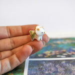 Triceratops with ferns pendant