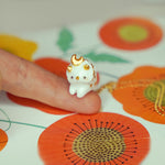 Triceratops with the Moon pendant