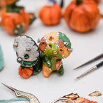 Triceratops Skeleton&Frankenstein figurine