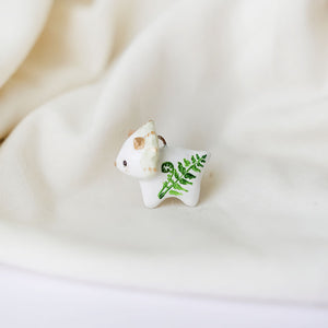 Triceratops with ferns pendant