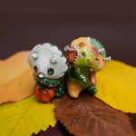 Triceratops Skeleton&Frankenstein figurine
