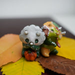 Triceratops Skeleton&Frankenstein figurine