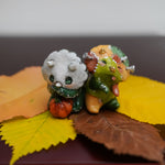 Triceratops Skeleton&Frankenstein figurine