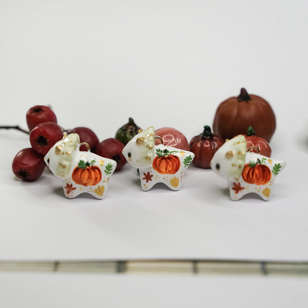 Pumpkinratops pendant