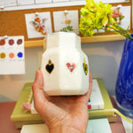 Porcelain vase with hearts