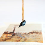 Wagtail white with a lace pendant