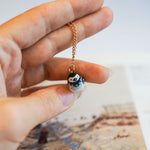 Wagtail white with a lace pendant