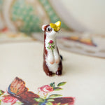 Weasel in the meadow