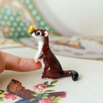 Weasel in the meadow