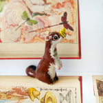Weasel in the meadow