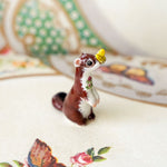 Weasel in the meadow