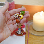White Faced Owl necklace
